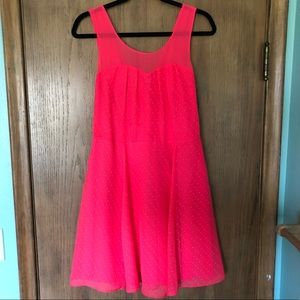 EXPRESS hot pink dress size 10